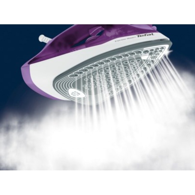 Tefal FV2836 Dry & Steam iron Ceramic soleplate 2400 W Purple, White Tefal FV2836 Dry & Steam iron Ceramic soleplate 2400 W Purple, White