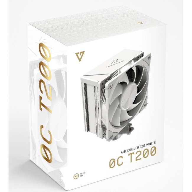 MODECOM Volcano 0C T200 Processor Air cooler 12 cm White