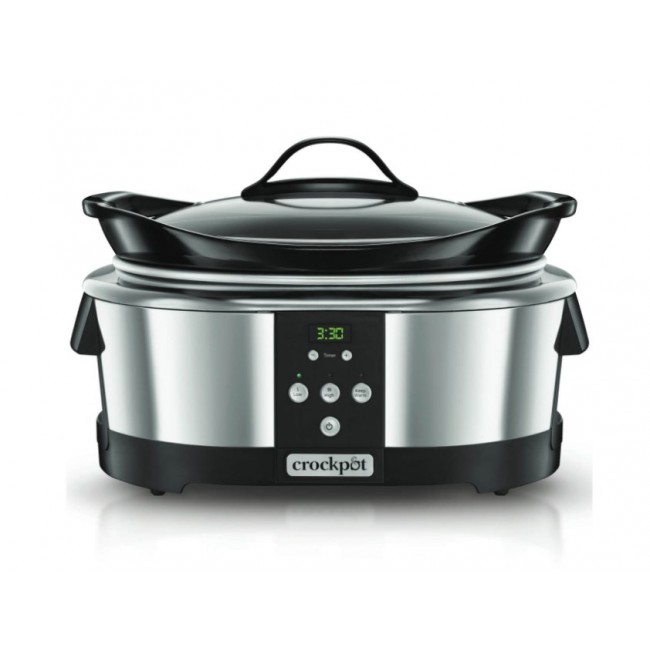 Crock-Pot SCCPBPP605-050 5.7-litre slow cooker (chrome) Crock-Pot SCCPBPP605-050 5.7-litre slow cooker (chrome)