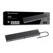 Conceptronic DONN32B 14-in-1 MST Docking Station USB 3.2 Gen 1, HDMI x 2, DP, GbE LAN, USB-A 5Gbps x 3, USB-C 5Gbps x 2, SD, TF/MicroSD, 3.5mm headset, Security Slot, 100W USB PD