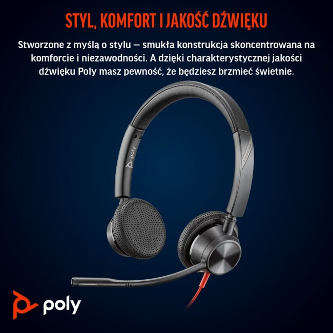 Poly Blackwire 3325 - headset