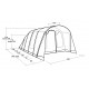 Outwell Denver 5 5 person(s) Green Tunnel tent