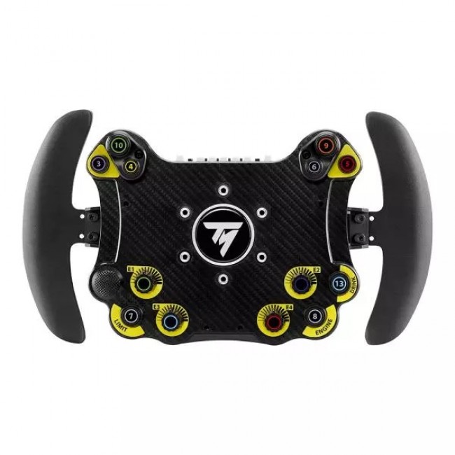 Thrustmaster Evo Racing 32R Leather Black, Yellow Steering wheel Analogue / Digital PC, PlayStation 4, PlayStation 5, Xbox One, Xbox One S, Xbox One X, Xbox Series S, Xbox Series X