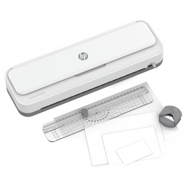 HP lamineer apparaat OneLam 400 A3 Hot laminator 600 mm/min White HP lamineer apparaat OneLam 400 A3 Hot laminator 600 mm/min White