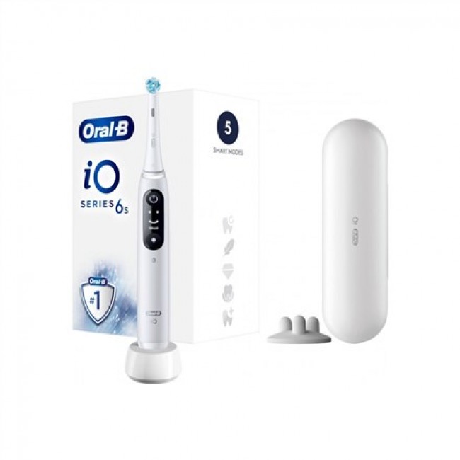 Braun Oral-B iO6 Series Electric Toothbrush White Braun Oral-B iO6 Series Electric Toothbrush White