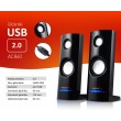 Audiocore AC860 loudspeaker 2-way 4 W Black Wired