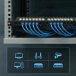 Extralink CAT6 UTP 0.5U | Patchpanel | 24 Ports