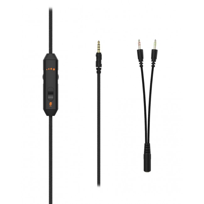 Deltaco Gaming GAM-190 headphones/headset Wired Head-band Black