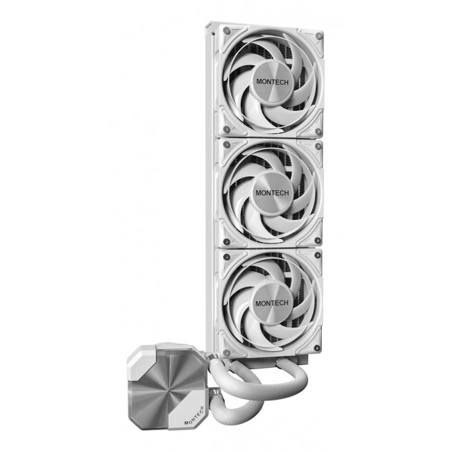 Water Cooling Montech HyperFlow Silent AiO - 360mm, white Water Cooling Montech HyperFlow Silent AiO - 360mm, white