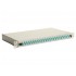 Equip 24-Port Fiber Optic Splice Box, LC Duplex, OM3, 1U, Equipped, Grey