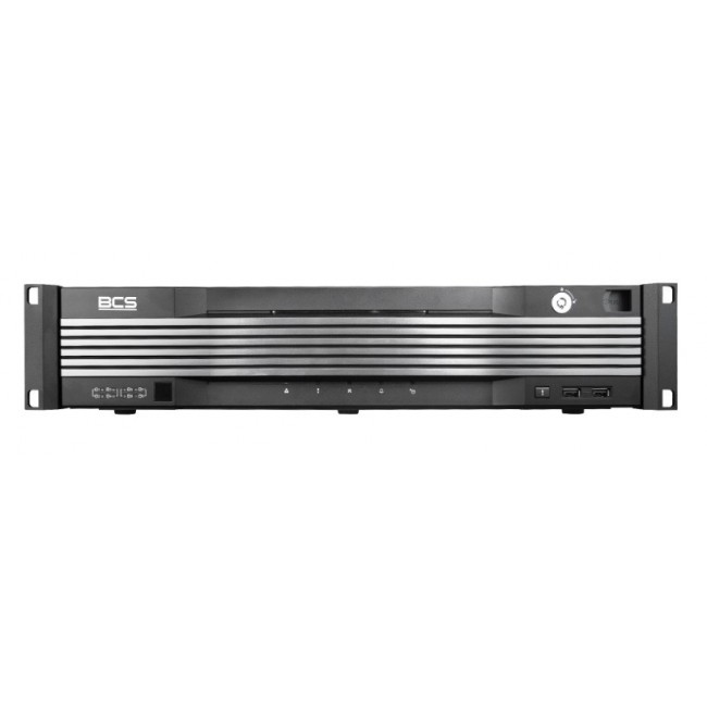BCS BCS-U-NVR6408R-A-4K(2X12TB) 2U Black