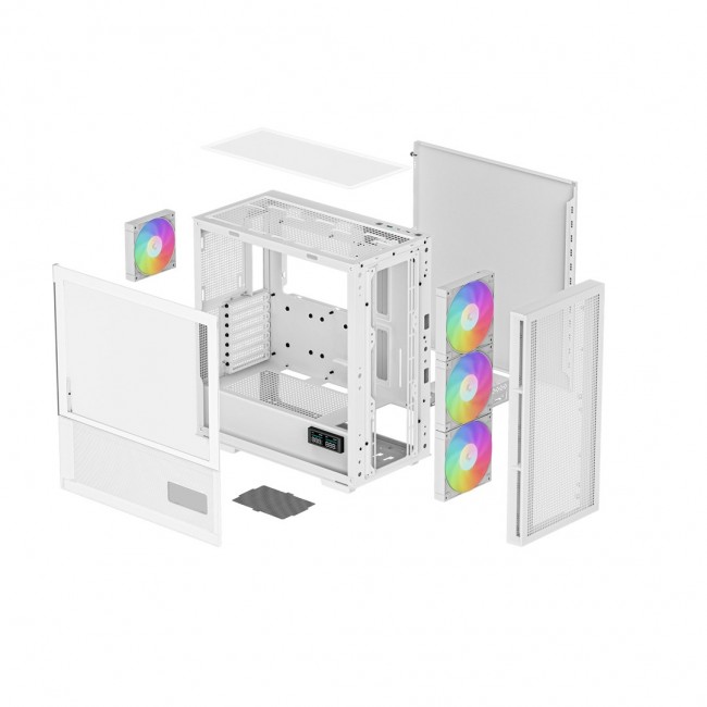 DeepCool CH560 DIGITAL WH Midi Tower White DeepCool CH560 DIGITAL WH Midi Tower White