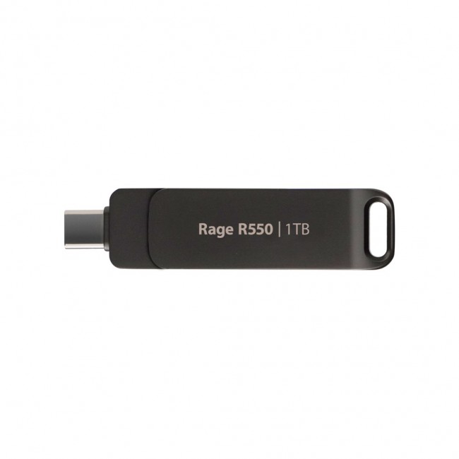 Flashdrive PATRIOT Rage R550 1TB 100 MB/S USB A+C Swivel Design (PE1TR550DSAD) Black Flashdrive PATRIOT Rage R550 1TB 100 MB/S USB A+C Swivel Design (PE1TR550DSAD) Black