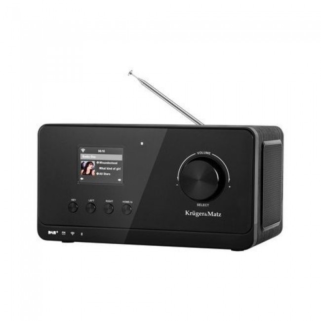 Kr ger&Matz KM0816.1 Internet Radio Black + FM
