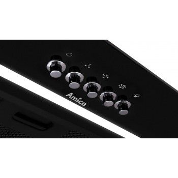 Amica OMP6255BG Built-in cooker hood black 389 m /h