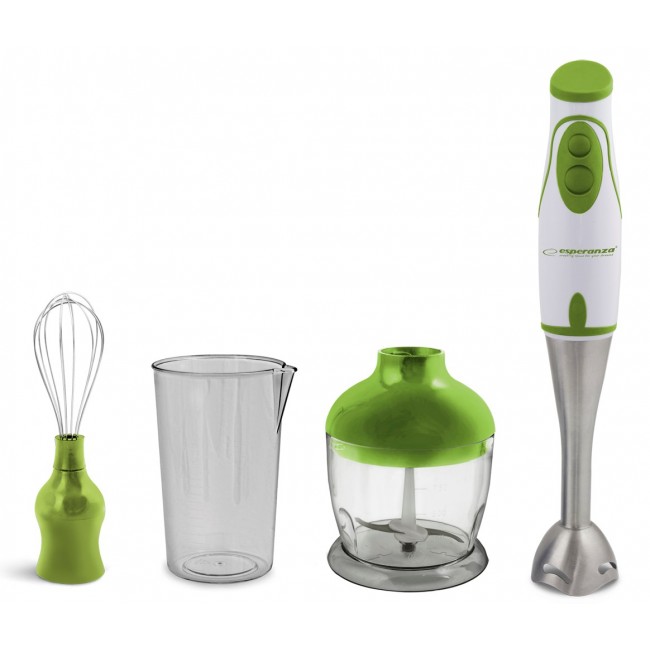 Esperanza EKM003G blender 0.75 L Immersion blender Green,White 450 W