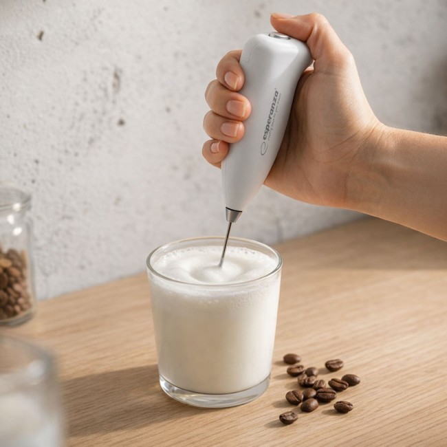 Esperanza EKF001W milk frother/warmer Handheld electric milk frother White