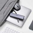 Ugreen CM512 90568 USB-C adapter 2 USB-A 3.0 / HDMI / RJ45 / SD and TF card reader / USB-C PD 100 W Grey