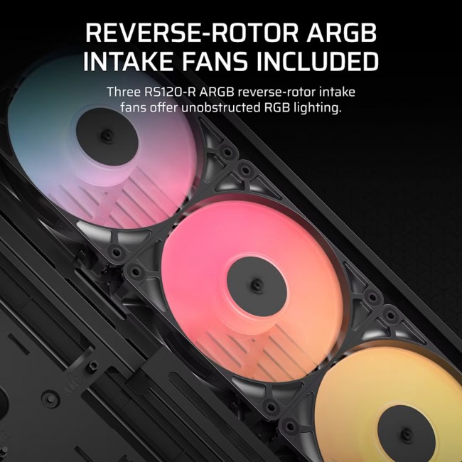 Corsair 4500X RS-R ARGB Tempered Glass Mid-Tower, Black Midi Tower