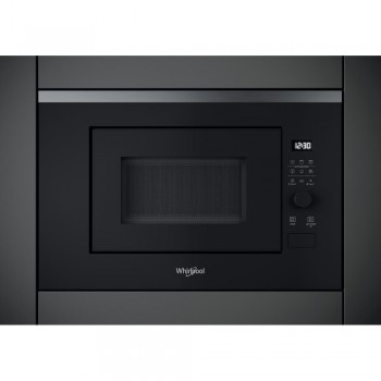 Whirlpool WMF201G Black, Stainless steel Grill microwave Built-in 20 L 800 W