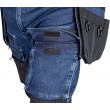 NEO TOOLS DENIM Work Trousers, Cordura Reinforcements, Detachable Holster Pockets, Navy Blue, Size M/50