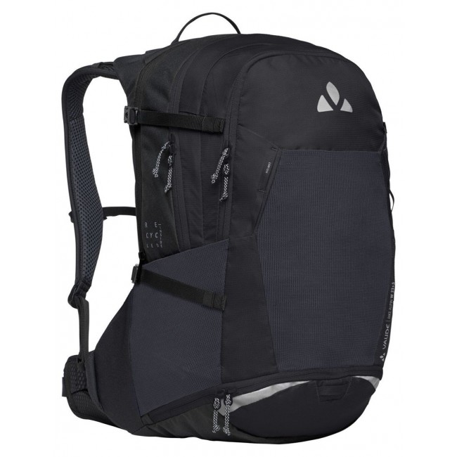VAUDE Bike Alpin 23+5 backpack Sports backpack Black Polyamide, Polyurethane (PU), Polyester