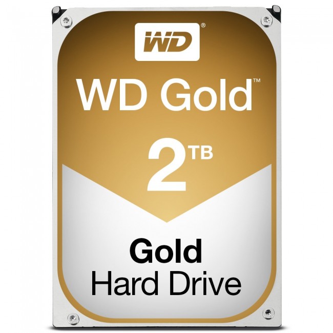 Western Digital Gold internal hard drive 2 TB 7200 RPM 128 MB 3.5