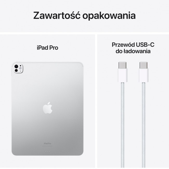 Apple iPad 13-inch Pro WiFi 512GB with Standard glass - Silver Apple iPad 13-inch Pro WiFi 512GB with Standard glass - Silver