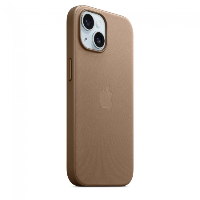 Apple iPhone 15 FineWoven Case with MagSafe - Taupe Apple iPhone 15 FineWoven Case with MagSafe - Taupe