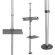 Telescopic TV holder, ceiling and floor with shelf Maclean MC-791N 37 Telescopic TV holder, ceiling and floor with shelf Maclean MC-791N 37