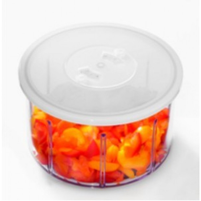 R SLE 16272 manual food chopper Black, Red, Stainless steel, Transparent
