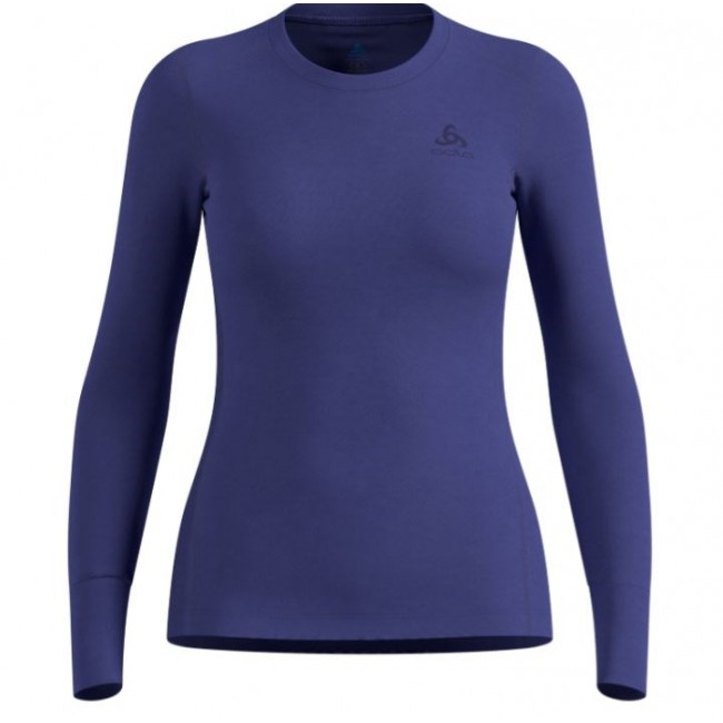 Odlo BL TOP crew neck l/s MERINO 200 long-sleeved thermal underwear, size S, blue Odlo BL TOP crew neck l/s MERINO 200 long-sleeved thermal underwear, size S, blue