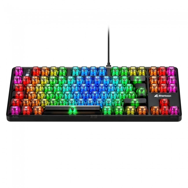 Sharkoon SGK70W keyboard Gaming USB QWERTZ German Black Sharkoon SGK70W keyboard Gaming USB QWERTZ German Black