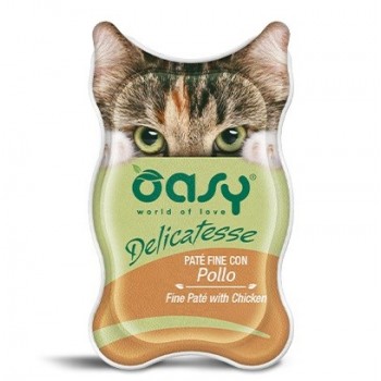 OASY Delicatesse Fine pat with Chicken - wet cat food - 85g