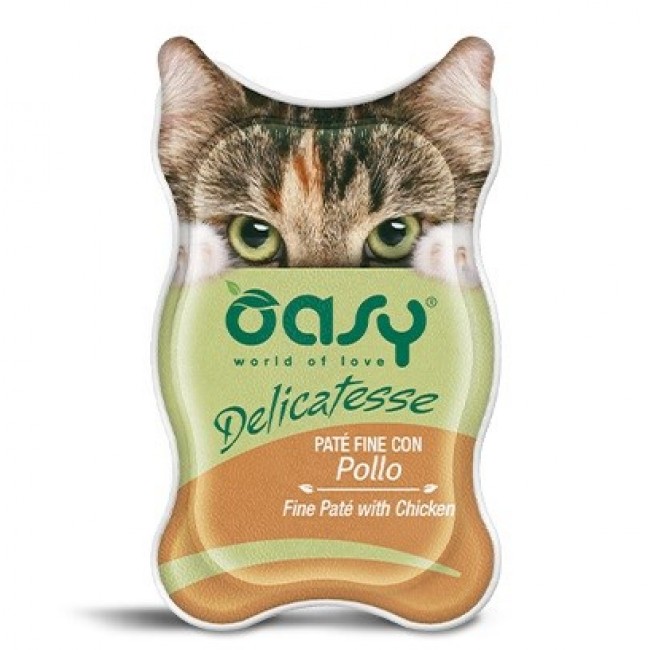OASY Delicatesse Fine pat with Chicken - wet cat food - 85g