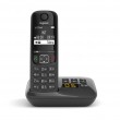 Gigaset AS690A Analog/DECT telephone Caller ID Black Gigaset AS690A Analog/DECT telephone Caller ID Black
