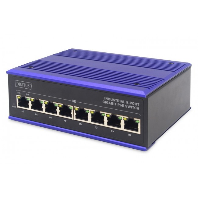 ASSMANN Electronic DN-651121 network switch Gigabit Ethernet (10/100/1000) Power over Ethernet (PoE) Black, Blue ASSMANN Electronic DN-651121 network switch Gigabit Ethernet (10/100/1000) Power over Ethernet (PoE) Black, Blue