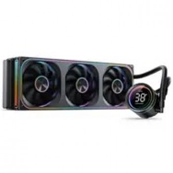 Jonsbo TH-360 AiO Wasserk hlung, ARGB, Segmentanzeige - 360mm, schwarz