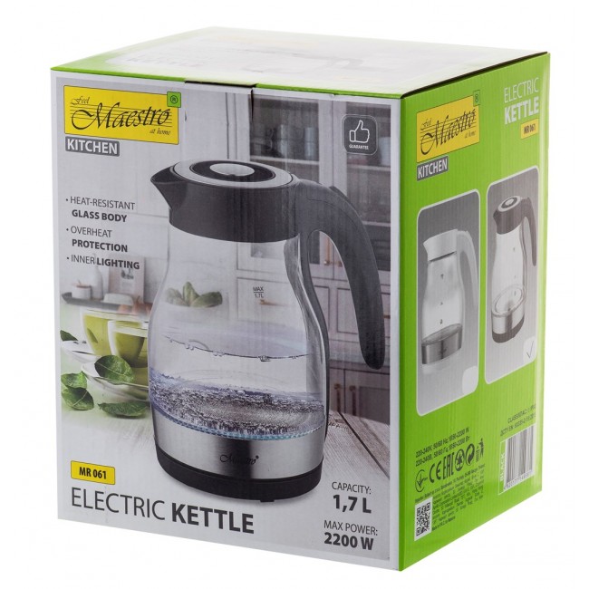 ELECTRIC KETTLE MAESTRO MR-061 BLACK