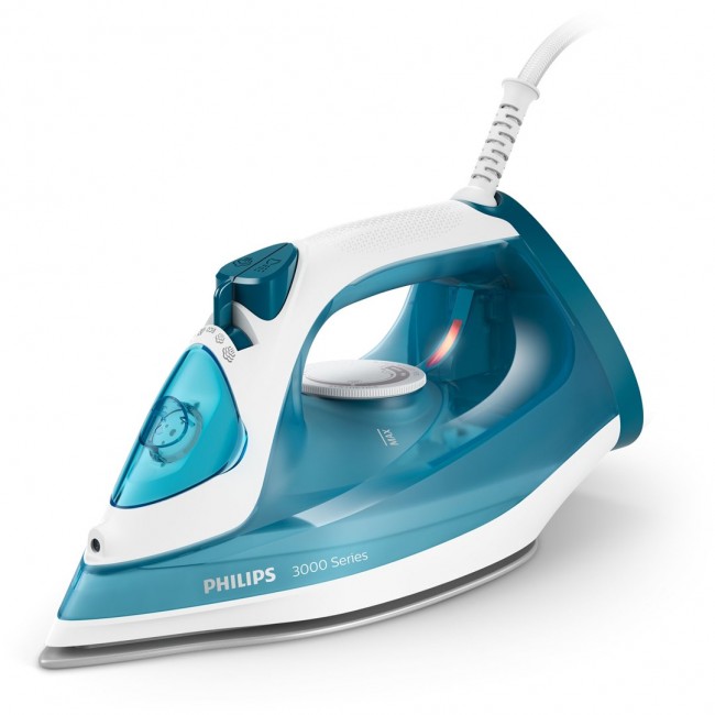 Philips 3000 series DST3011/20 iron Steam iron Ceramic soleplate 2100 W Blue Philips 3000 series DST3011/20 iron Steam iron Ceramic soleplate 2100 W Blue