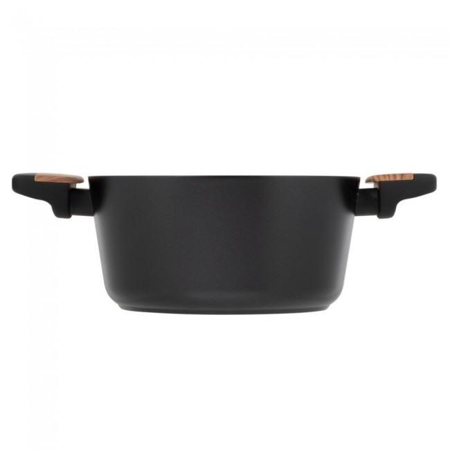 Resto Kitchenware Mon 2.6 L Round Black, Wood Resto Kitchenware Mon 2.6 L Round Black, Wood