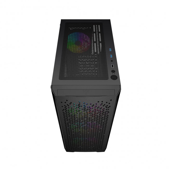 Gembird CCC-FC-400X Gaming ARGB computer case Fornax 400X, black Gembird CCC-FC-400X Gaming ARGB computer case Fornax 400X, black
