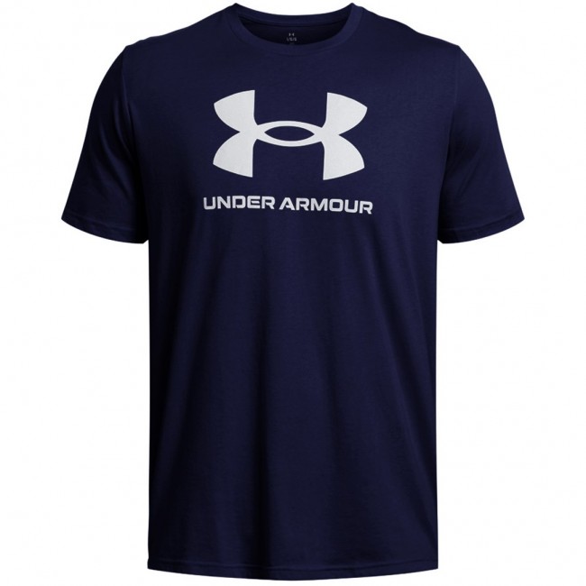Under Armour Sportstyle Logo Men's T-Shirt Navy Blue 1382911 408 S Under Armour Sportstyle Logo Men's T-Shirt Navy Blue 1382911 408 S