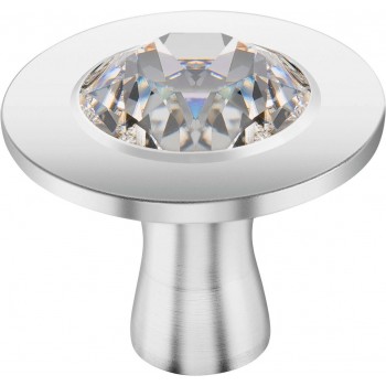 Lid handle with Swarovski crystal