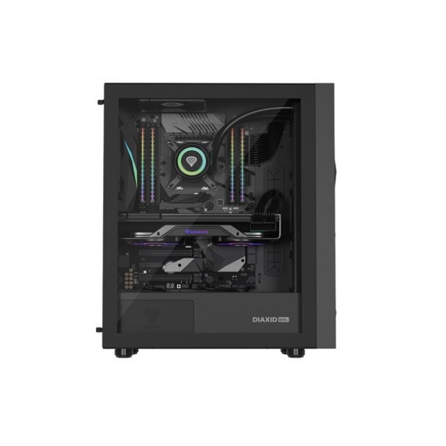 HOUSING GENESIS DIAXID 605F MIDI TOWER WITH USB-C WINDOW BLACK HOUSING GENESIS DIAXID 605F MIDI TOWER WITH USB-C WINDOW BLACK
