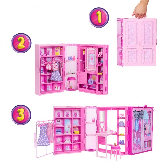 BRB WARDROBE OF DREAMS 3.0 BARBIE HXD59 PUD1