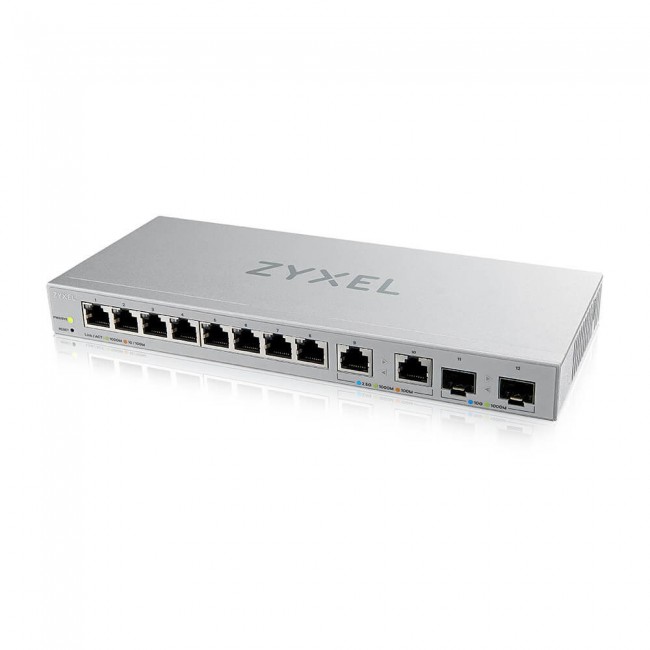 Zyxel XGS1210-12-ZZ0102F network switch Managed Gigabit Ethernet (10/100/1000) Grey Zyxel XGS1210-12-ZZ0102F network switch Managed Gigabit Ethernet (10/100/1000) Grey