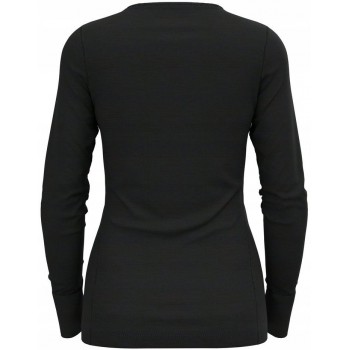Odlo BL TOP crew neck l/s MERINO 200 women's T-shirt, size S, black
