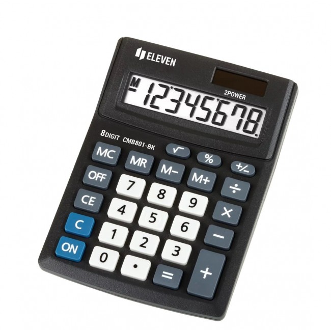 ELEVEN Calculator Office CMB801-BK Black