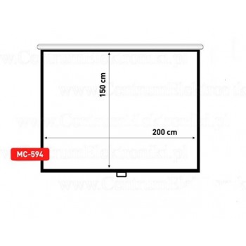 Maclean MC-594 projection screen 2.54 m (100
